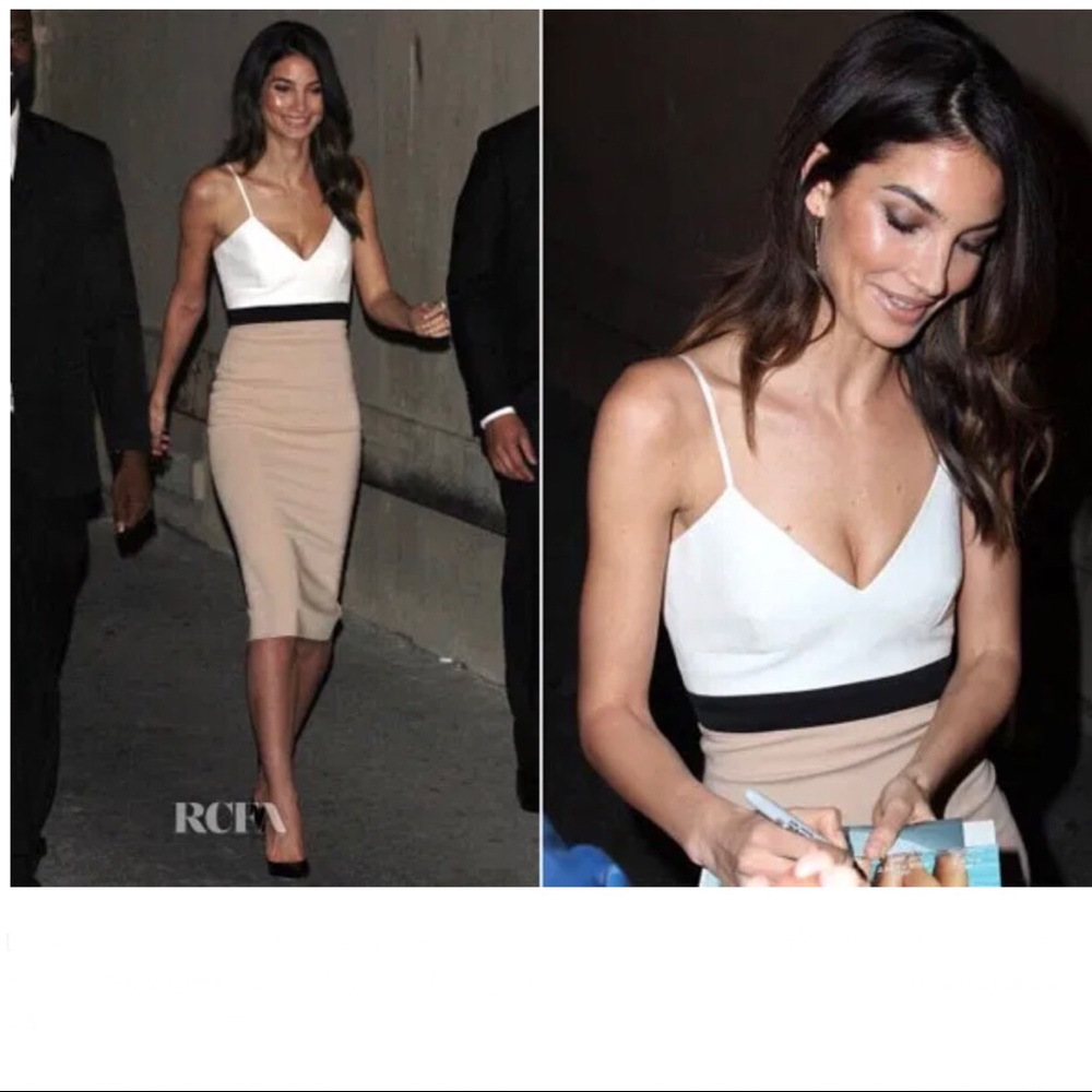 Victoria Beckham Cami Color Block Dress Size XS/S